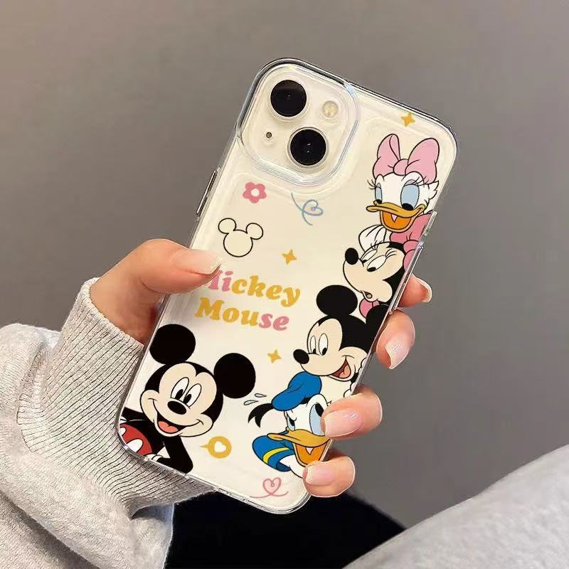 Mickey and Donald Duck Suitable for Apple 17 Phone Case iPhone 16 Pro Max Simple 13 Anti-Drop 15 Full Coverage 14 Mickey and Donald Duck Suitable for Apple 17 Phone Case iPhone 16 Pro Max Simple 13 Anti-Drop 15 Full Coverage 14
