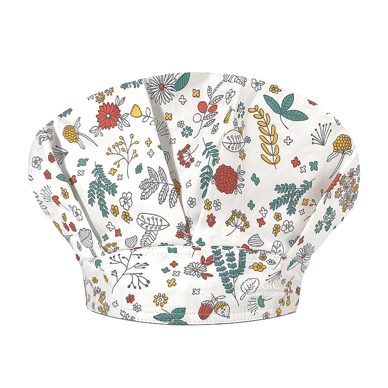 Tapa de operación directa de fábrica impresión femenina pequeño animal lindo sombrero de enfermera algodón salón de belleza odontología oral sombrero