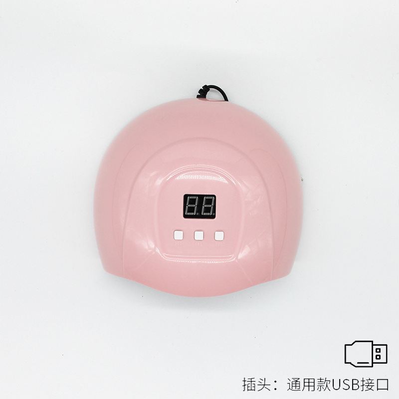 Lámpara de manicura de mano personalizada 52W lámpara de fototerapia mini led máquina de fototerapia de uñas arco uv lámpara de parrilla de uñas personalizada