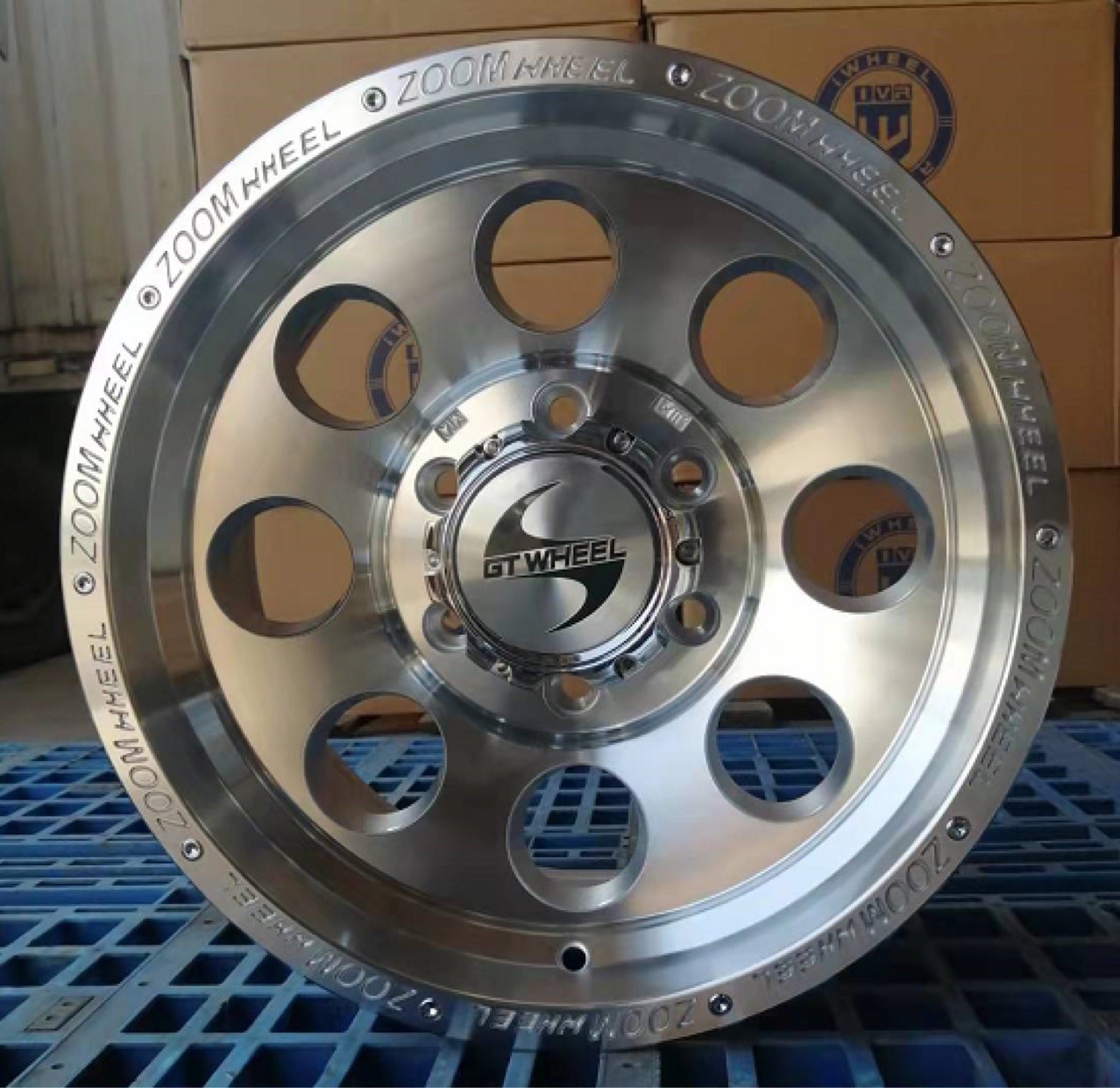 Aplicable a BJ40 Toole Paladin Pajero 15 / 16 / 17 pulgadas para automóviles todoterreno de aleación de aluminio negativo buje de modificación