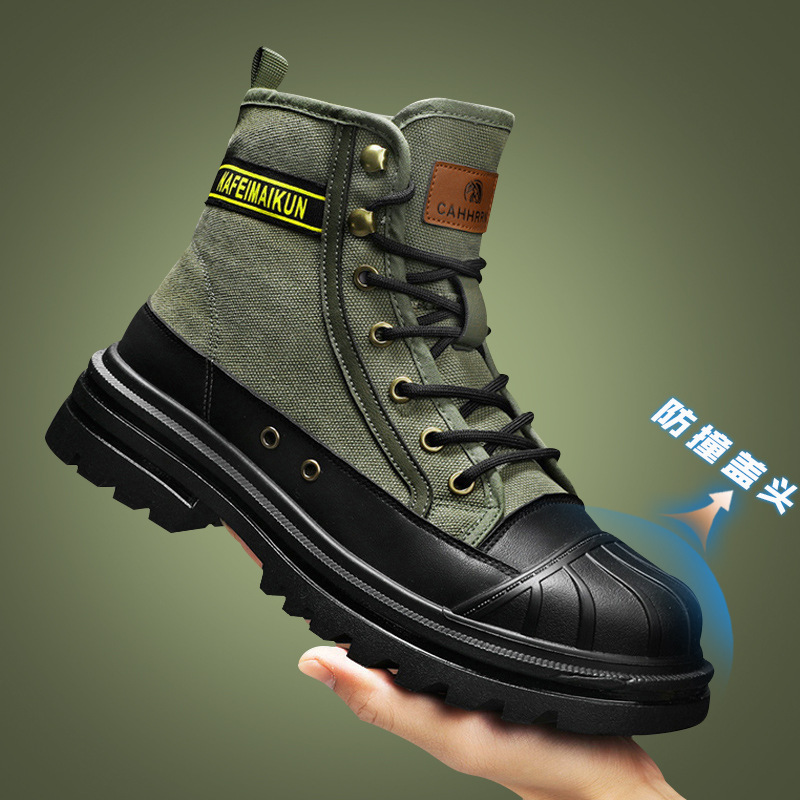 Martens, demi-season cloth boots