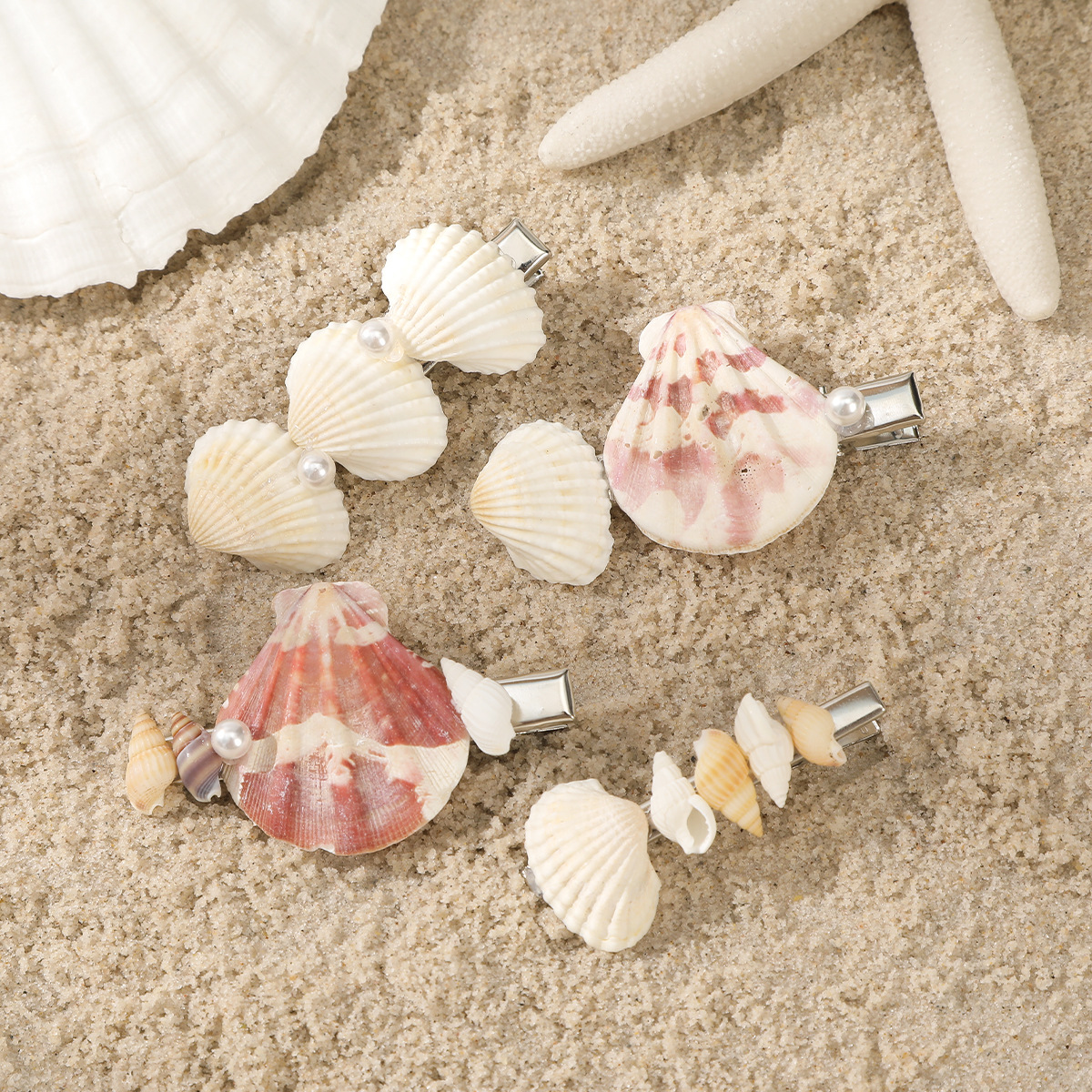 Women's Shell Simple Style Shell Hair Clip display picture 3