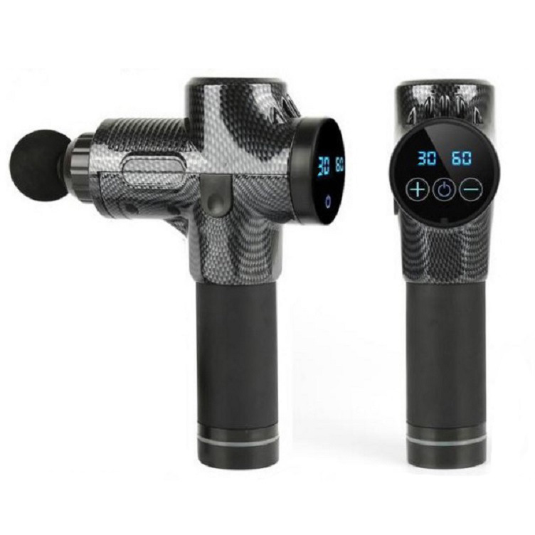 Venta directa de fábrica pistola fascial sin escobillas inteligente pantalla táctil pistola de masaje transfronteriza al por mayor relajación muscular fitness equipo de masaje