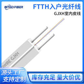 室内皮线光缆FTTH入户式皮线光缆GJXH成品单模蝶形引入光缆光纤线