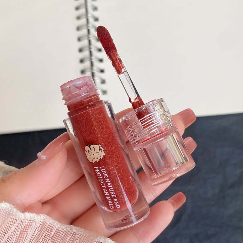 TOOT DODO Lentes cristalinas cero esmalte de labios esmalte de vidrio humectante humectante lápiz labial para mujeres