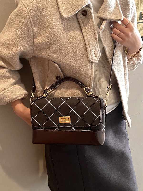 Bolso de mujer 2025 nuevo bordado de diamante transfronterizo bolso de mano popular bolso de hombro simple bolso de vagabundo universal