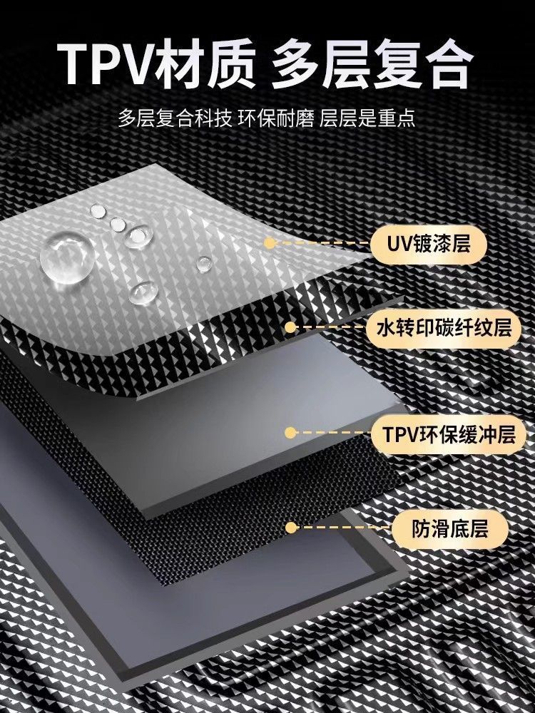 Applicable to 23 22NETA V special trunk mat TPE waterproof decoration modification 21 car tail