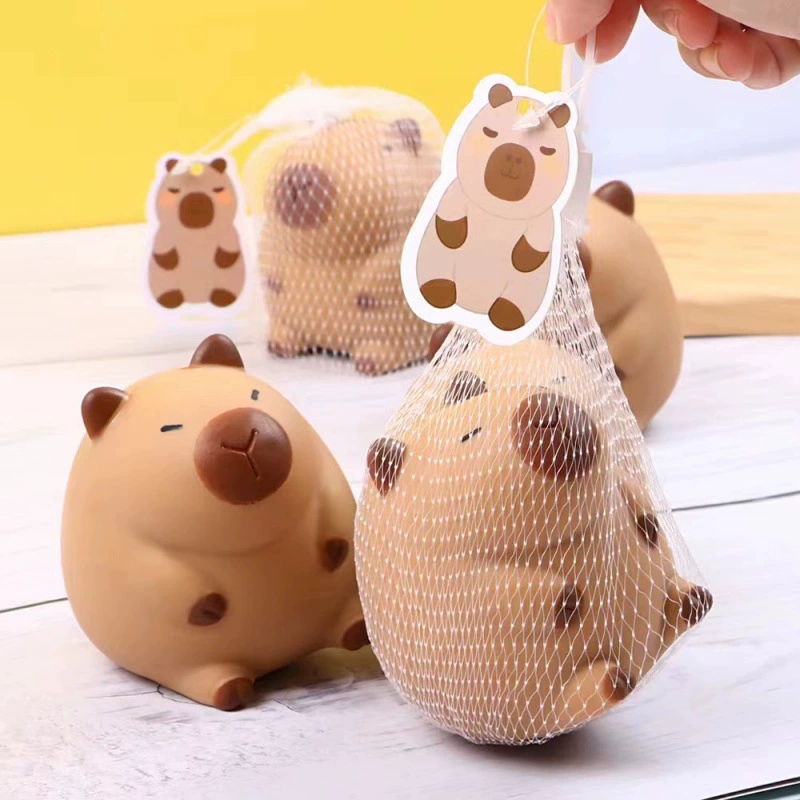 Игрушка-антистресс Tonglaiyuan Nettoys: сенсорная кукла-капибара из жидкого пластилина, большая развивающая игрушка