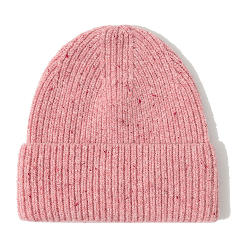 欧米の秋冬の冷たい帽子wool beanieの大きい頭の周りは厚い男女の帽子の純粋なウールのニットの帽子の越境の現物を覆います。|undefined