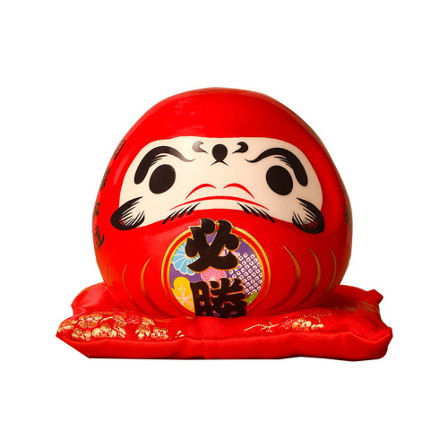 招财猫小号达摩陶瓷家居摆件存钱罐储蓄罐汽车摆件书桌装饰品礼品