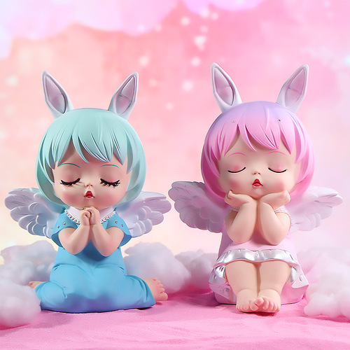 Anne Baby Savings Bank Home Standing Ornament Children's Gift for Kids Money Bank Bedroom Living Room Decor