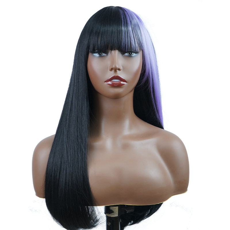 Syntetisk peruk med hela huvudet, festflicka_voghion.com