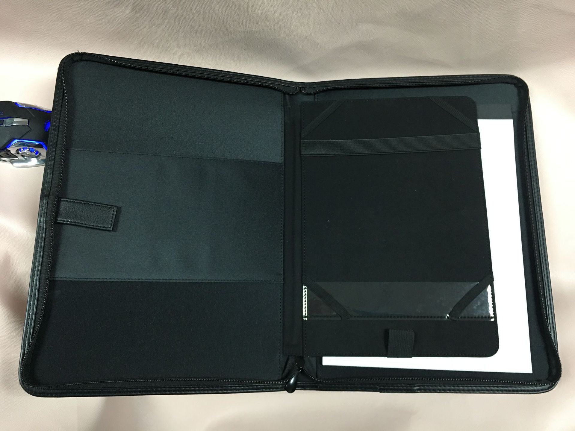 定做拉链文件包文件夹带平板支架