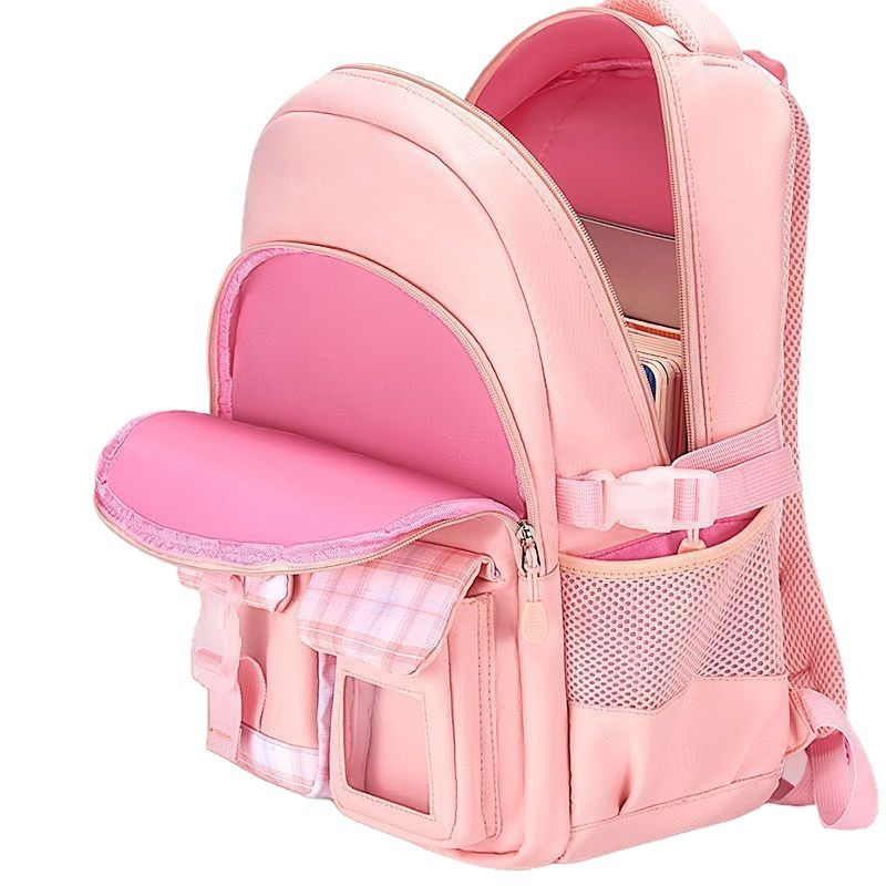 Tres paquetes de mochila para niñas de escuela primaria JK12356 grado ultra ligero mochila para niños