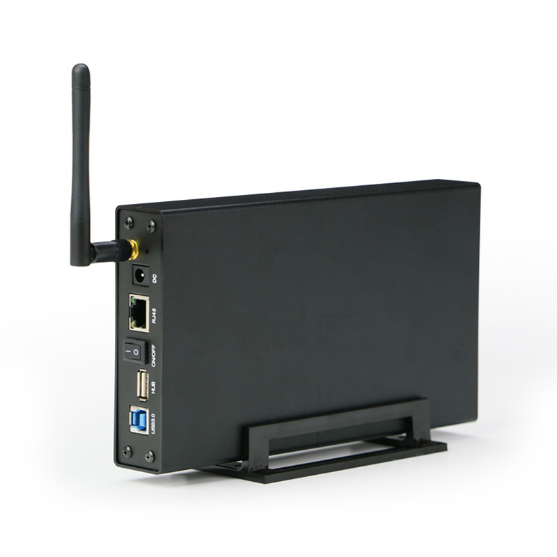 3.5寸移动硬盘盒 WIFI无线NAS私有云存储 办公家用硬盘盒子