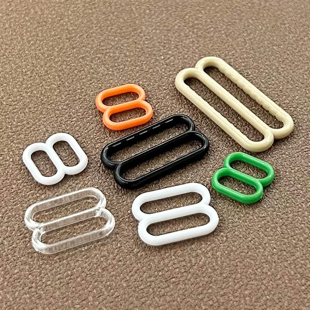 工厂生产环保8字内衣扣塑胶扣 POM防锈调节扣8扣注塑日字扣调节扣