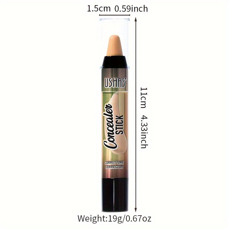 USHAS bloqueador de punto transfronterizo europeo y americano impermeable bloqueador facial contorno de maquillaje estereoscópico TP345B