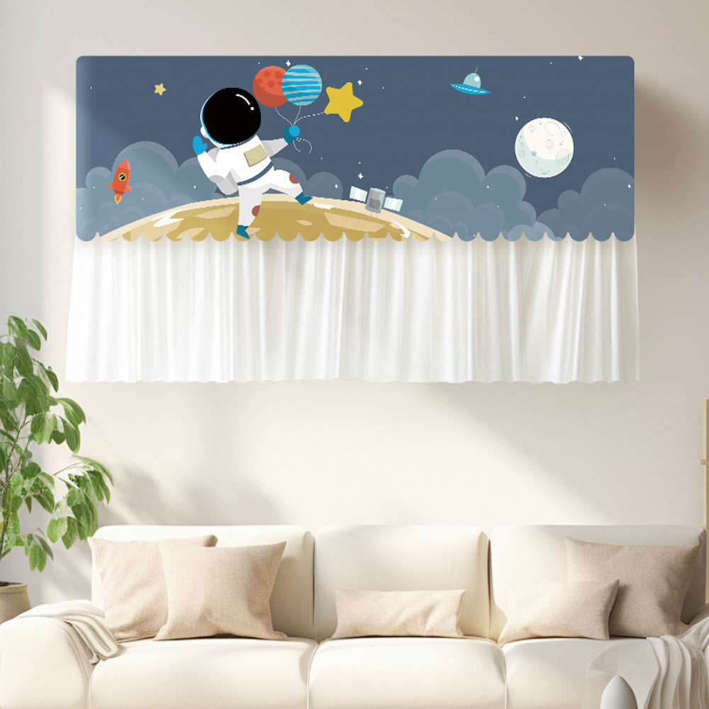 Anti-soplador directo no colgar cortina de aire acondicionado