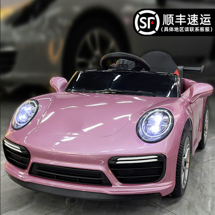 Coche eléctrico para niños Coche de control remoto de cuatro ruedas para hombres y mujeres Auto-conducción Internet celebridad carga columpio tracción en las cuatro ruedas solo coche de juguete image 18