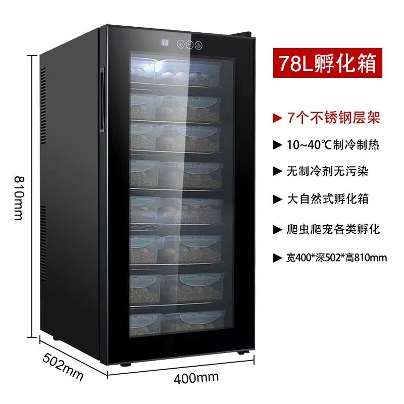 Caja de incubación de mascotas Incubadora inteligente Incubadora automática de gabinete de temperatura constante Incubadora de huevos de tortuga doméstica pequeña