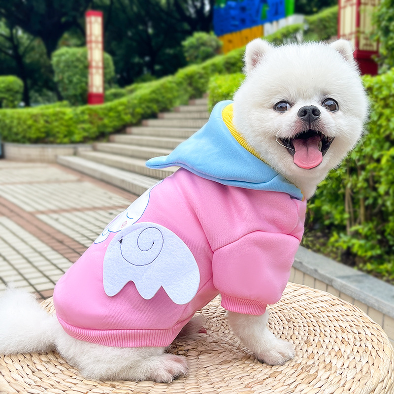 Biberón alas ropa de transformación ropa de perro gato ropa para mascotas suministros nuevo suéter de lana cálido perro mediano