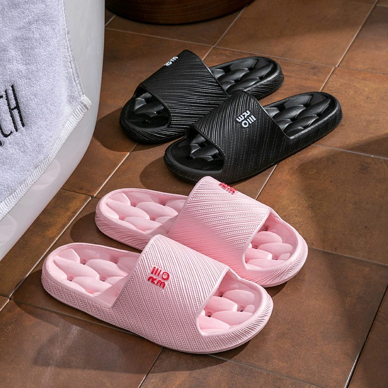 Женские домашние тапочки для ванной комнаты 2025, новые, нескользящие, из ЭВА, на толстой подошве, с вырезами, летние, для улицы
