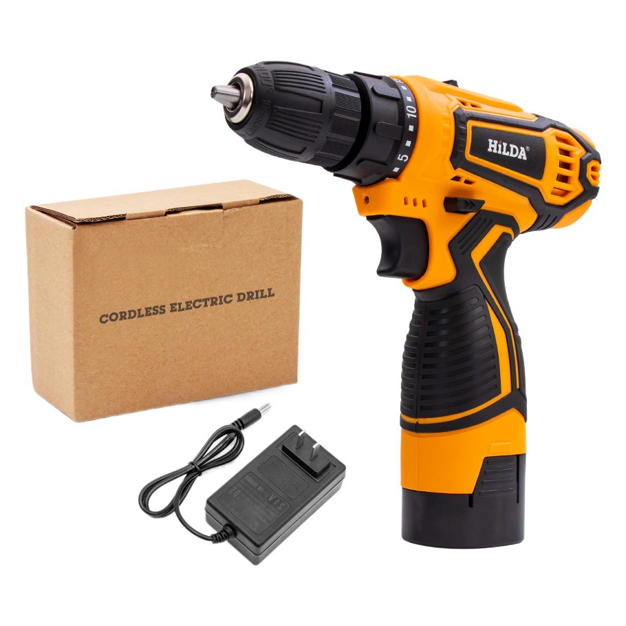 HILDA/HILDA многофункциональная перезаряжаемая ручная дрель литиевая электрическая дрель электрическая отвертка бытовая фурнитура трансграничный горячий продукт