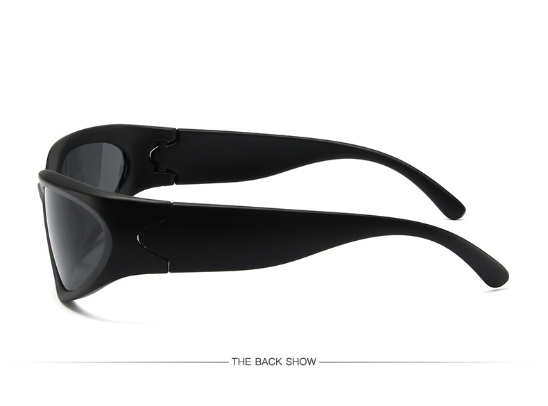 35g Weight Full Frame Glasses Structure Sunglasses Classification PC, UV400 Protection Lens Material Oval Frame Glasses Style Travel Occasion Solid Color Pattern Unisex Gender INS Style Style Grey, Black Color INS Style Solid Color PC UV400 Protection Oval Frame Full Frame Women's Sunglasses 5