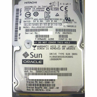 For SUN 300GB 10K SAS 2.5 Hard Drive 542-0 388 390-0487 7045226