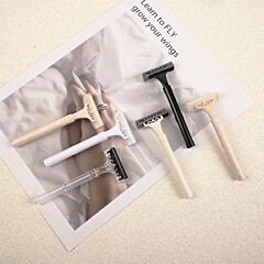 ホテル入浴用個別包装使い捨てカミソリ ホテル・B&B用二層ステンレス手動カミソリ