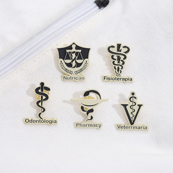 Cartoon retro brooch