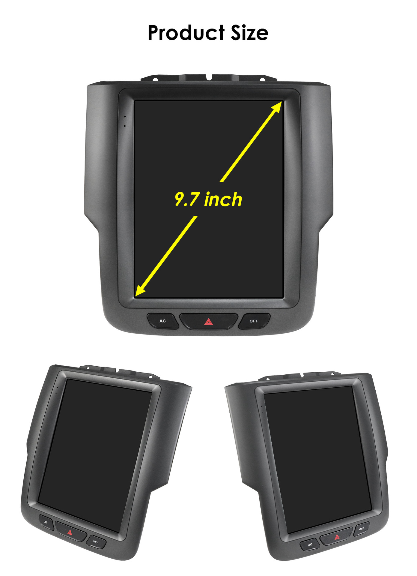 Suitable for Dodge Ram1500 Ram 13-18 Android Large-Screen Central Control Car Navigation Vertical Screen Gps All-In-One Machine