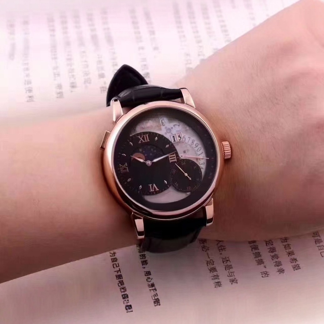 2024 New Men's Watch Luminous Waterproof Mechanical Watch Glass Mirror Casual New Men's Automatic Mechanical Watch