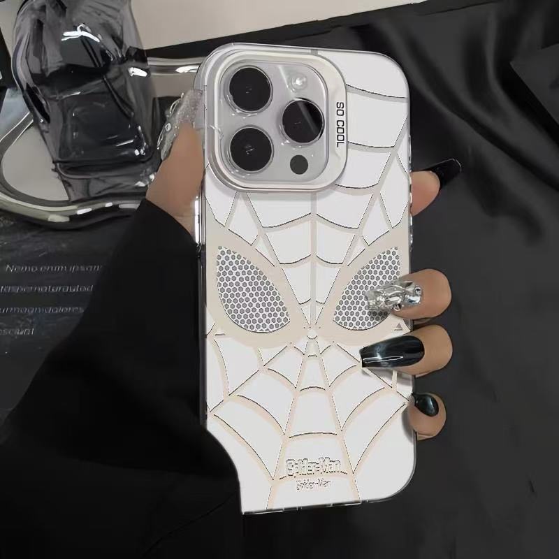 Funda para teléfono móvil iphone16pro para Europa y América Apple 15/14 personalidad 13promax nueva carcasa de aire de 12 yuanes 11