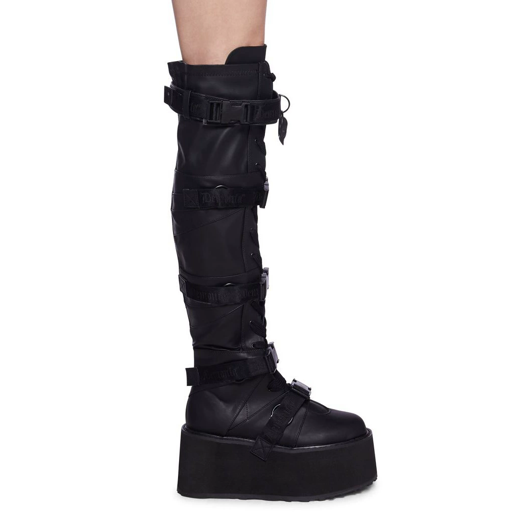 Туфли из кекса на толстой подошве Lolita Punk Dark Cosplay Lolita Shoes Boots