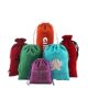 Factory wholesale flannel bag first jewelry packaging bag drawstring lisi velvet bag jewelry flip