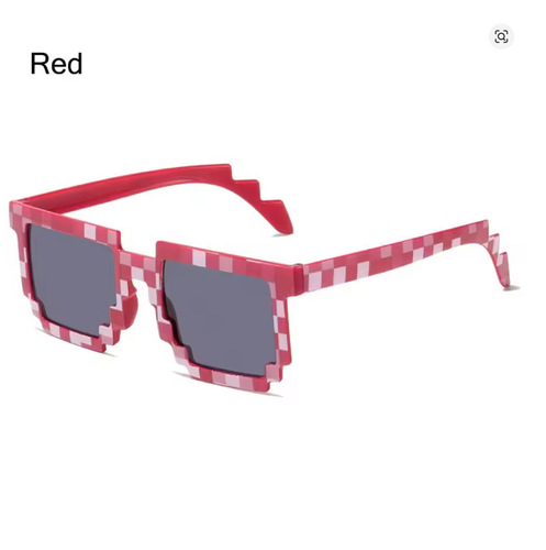 Viral mosaic sunglasses partying weird funny sun glasses humorous social person silly pixel eyes