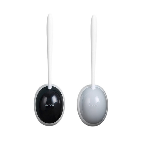 Toilet Brush No Dead Angle Home Wall-Mounted Shelf Creative Bathroom Silicone Washing Squat Toilet Brush Set