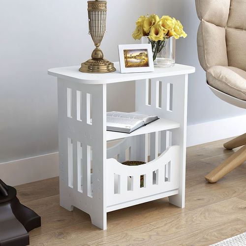 Modern minimalist bedside cabinet bedroom storage cabinet living room coffee table small apartment sofa side table simple mini storage rack