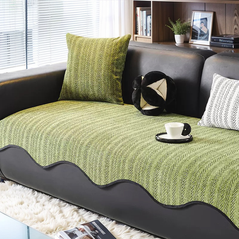 Estripe de hueso de pescado de forma diferente - verde retro