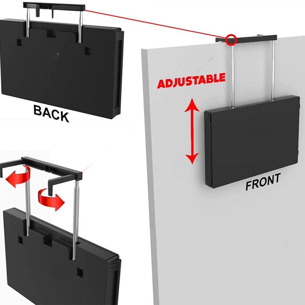 Folding Three-Sided Mirror