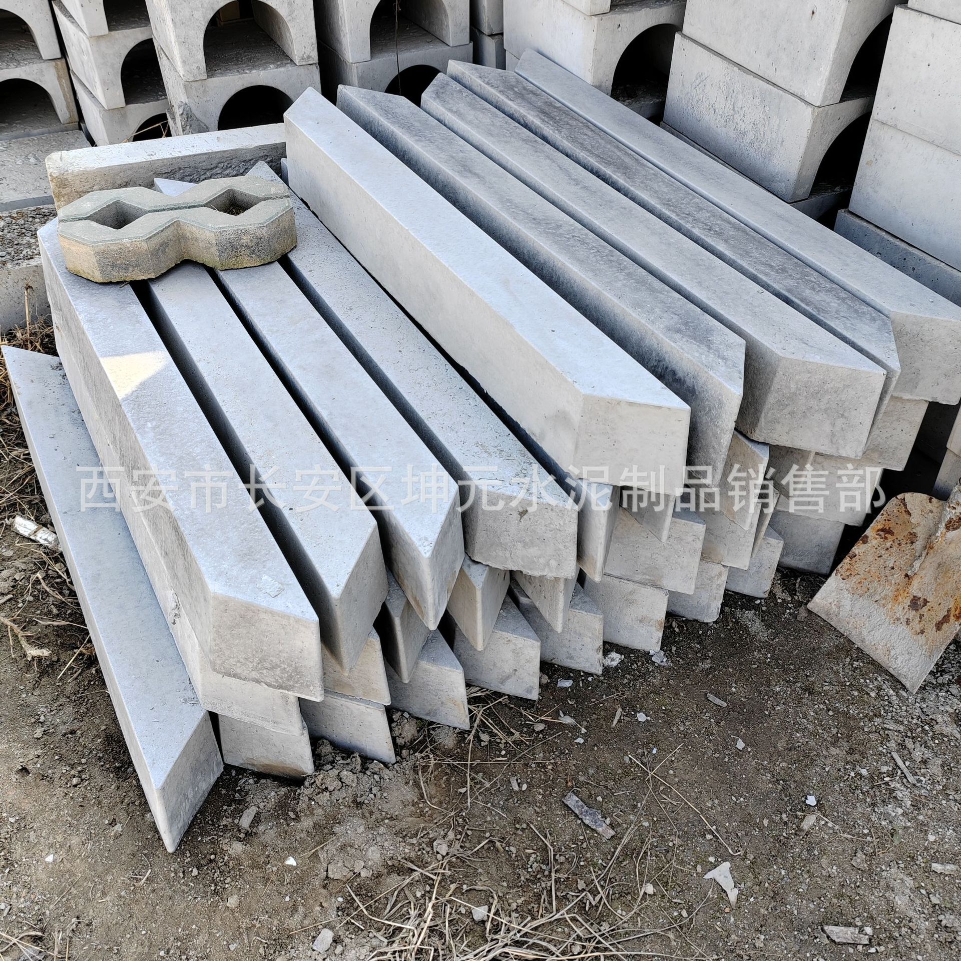 A安康商洛西安铜川混凝土树坑板树坑围挡路边石预制路侧石厂家
