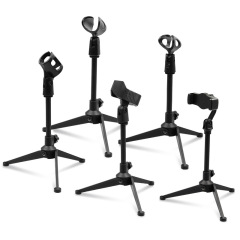 YFURE/You'er Microphone Phone Holder, Desktop Microphone Stand, Universal Tripod for Wired & Wireless Use