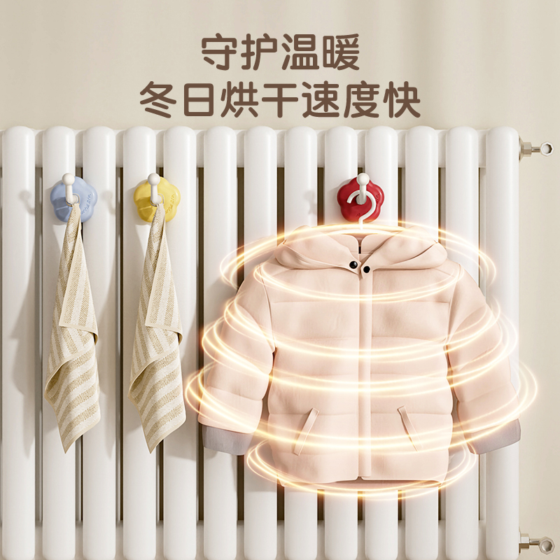 ✅ Dopamine Radiator Hook Clothes Drying Rack Storage Rack on the Pipe for Home Drying Clothes Hanger