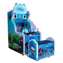 胖達熊商用投幣游戲機廠家32寸帶噴霧大水炮射水兒童電玩游藝機