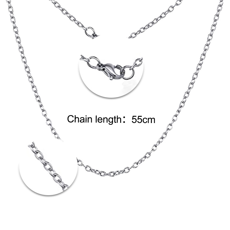 40g Weight PVD Coated Gold Plating Process Real Gold Plated Plating Material 304 Stainless Steel Pendant Material Necklace Classification Wholesale Jewelry Basic Modern Style Classic Style Geometric Solid Color 304 Stainless Steel 18K Gold Plated Necklace