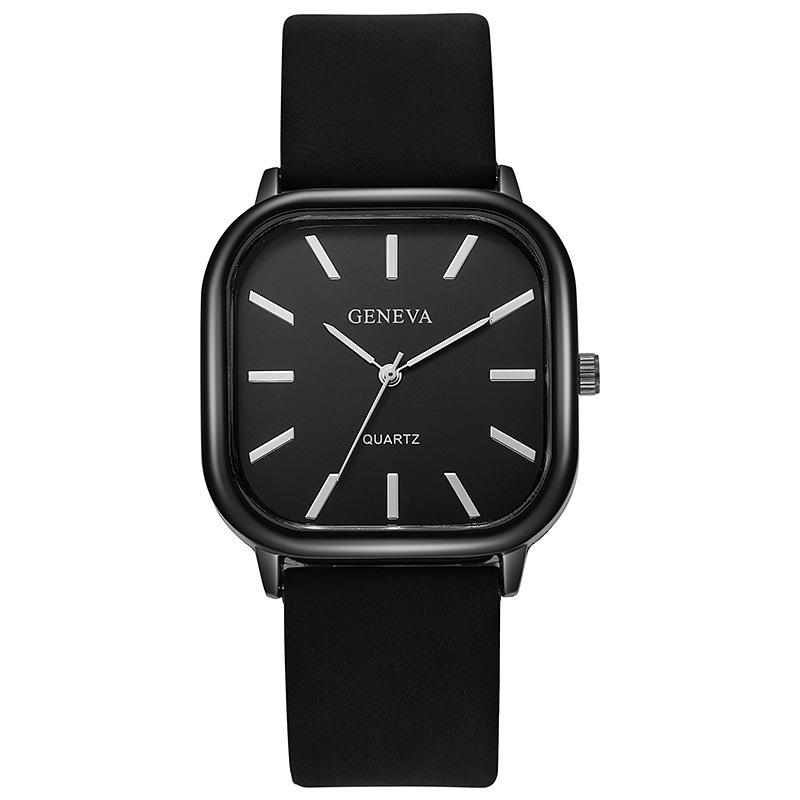 22 nuevos estilos estudiantes hombres y mujeres reloj cinturón estilo coreano temperamento simple estilo ins simple reloj de cuarzo cuadrado