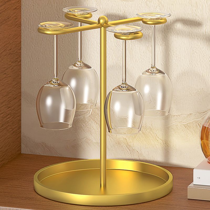 Red Wine Glass Rack for Home Use, Hanging Upside-Down Stemware Rack, Wine Cabinet, Bar Counter, Tabletop Water Cup Decanter Storage Rack