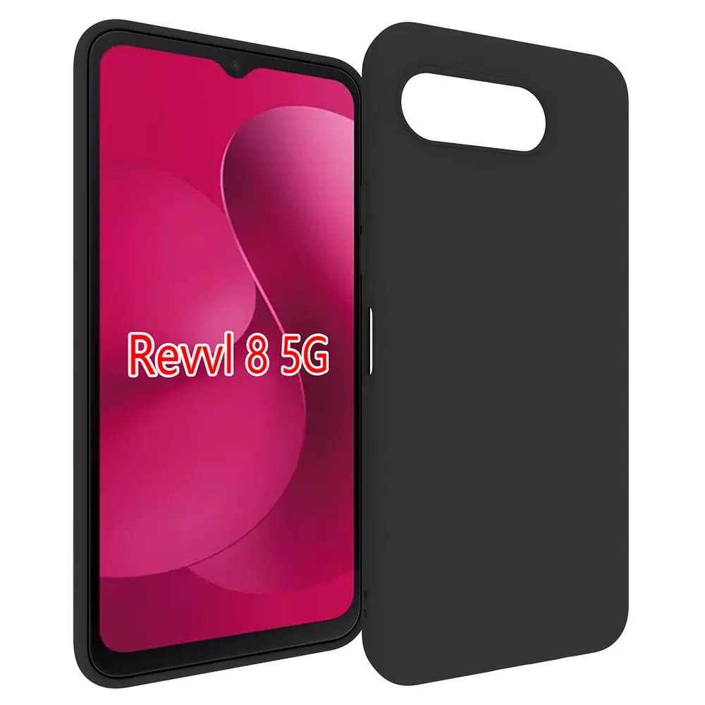 适用T-Mobile Revvl 8 5G手机壳保护套里外全磨砂贴皮素材软