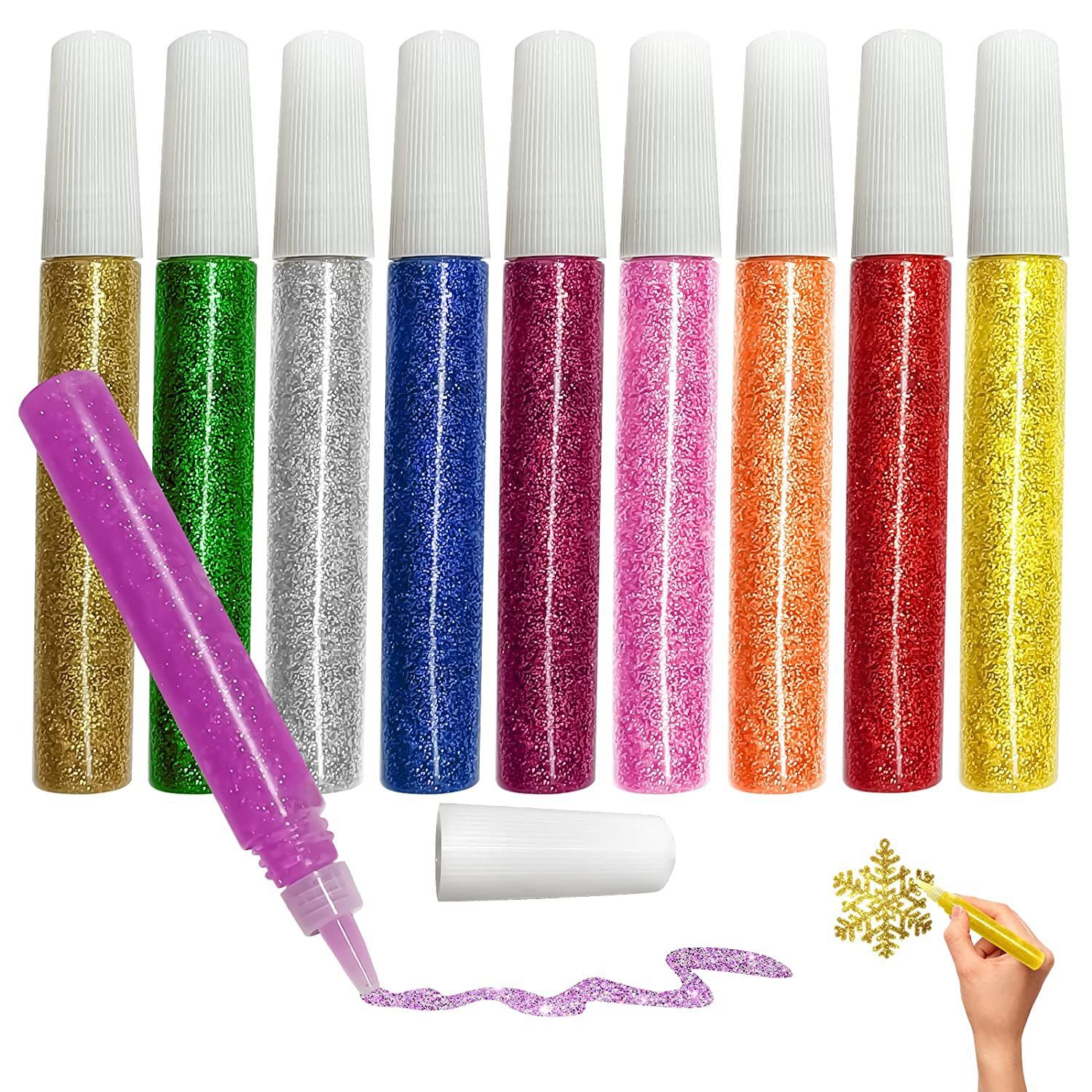 Yoyo Tiger Twist Stick Material de accesorios hechos a mano Daquan Flower Cara Cinta adhesiva con alcohol Estambres de flores Varilla de pegamento para ojos móviles